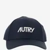 Autry Nylon Baseball Cap With Logo In Navy Blue