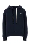 Autry Melange Light Grey Cotton Main Wom Sweatshirt In Blue