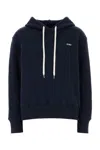 Autry Melange Light Grey Cotton Main Wom Sweatshirt In Blue