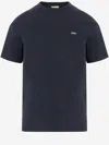 Autry T-shirt With Logo Embroidered On The Front In Blue
