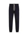 Autry Cotton Joggers With Logo In Blue