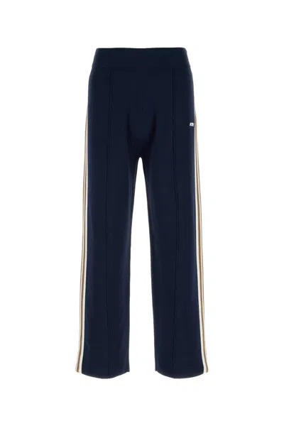 AUTRY AUTRY NAVY BLUE KNIT PANT