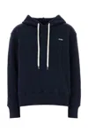 Autry Melange Light Grey Cotton Main Wom Sweatshirt In Blue