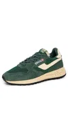 Autry Reelwind Low Leather-trimmed Suede, Mesh And Shell Sneakers In Multi