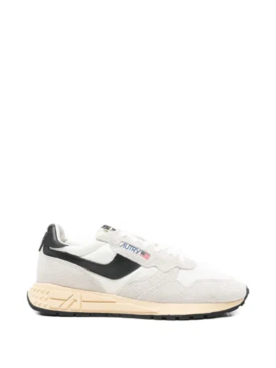 Autry Nude Neutrals Suede Reelwind Low In Multi