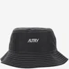 Autry Nylon Bucket Hat With Logo In Black