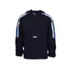 Autry Blue Nylon Shell Jacket In Blue