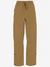 Autry Nylon Jogging Pants With Drawstring In Brown