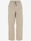Autry Nylon Jogging Pants With Drawstring In Neutral