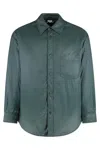 Autry Front-pocket Overshirt In Brown