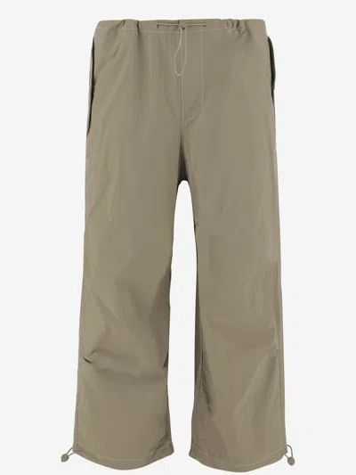 Autry Nylon Pants In Beige