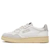 Autry Medialist Laced Low In White