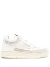 Autry Open Mid-top Sneakers In White