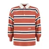 Autry Orange Polo Shirt With Lettering Logo Embroidered On The Front In Orange