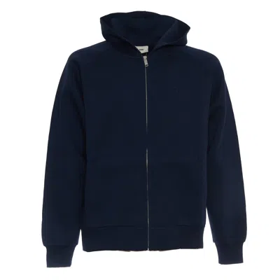 Autry Oversized Blue Neoprene Jacket With Raglan Sleeves