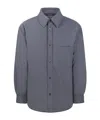 Autry Grey Jacket With Patch Pocket In Gray