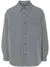 Autry Grey Jacket With Patch Pocket In Grey