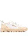 Autry Panelled Lace-up Sneakers In White