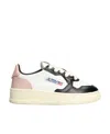 Autry Medalist Low-top Leather Sneakers In White