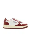 Autry Panelled Low-top Leather Sneakers In White