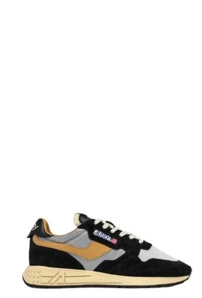 Autry Panelled Suede Lace-up Sneakers In Multi