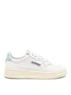 Autry 'medalist Low' White Sneakers With Logo Detail And Heel Tab In White