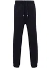 Autry Logo Cotton Sweatpants In Blu