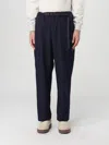 Shop Autry Pants  Men Color Blue In Blau