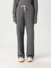 Autry Comfortable Grey Jogger Pants With Embroidered Logo In Grey
