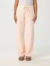 Autry Cotton Joggers With Wide Leg Design In Pink