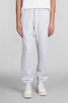 Autry Straight Leg Trousers With Elastic Waistband And Cuffs In Grey