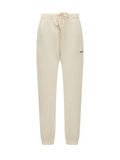 Autry Pants With Logo In Yellow