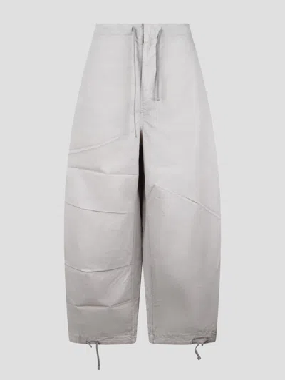 Autry Parachute Cotton Pants In Grey