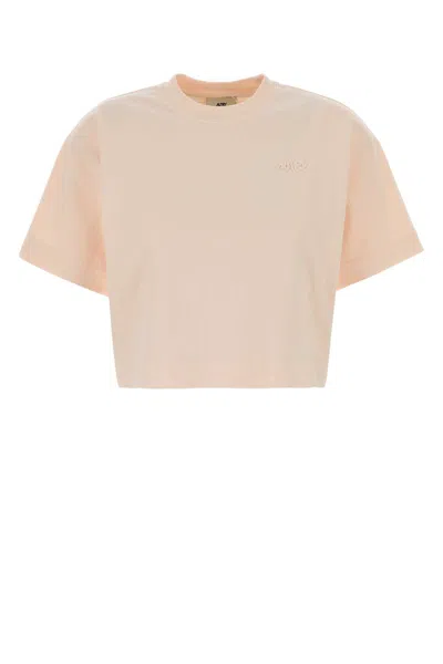 Autry Pastel Pink Cotton T-shirt