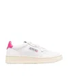 Autry Medialist Low Leather Sneakers In White