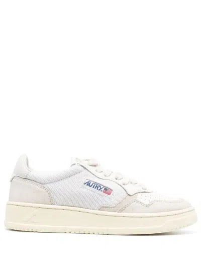Autry Perforated Low-top Sneakers In White