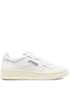 Autry Perforated-panel Low-top Sneakers In White