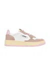 Autry Medalist Low Sneakers In Pink