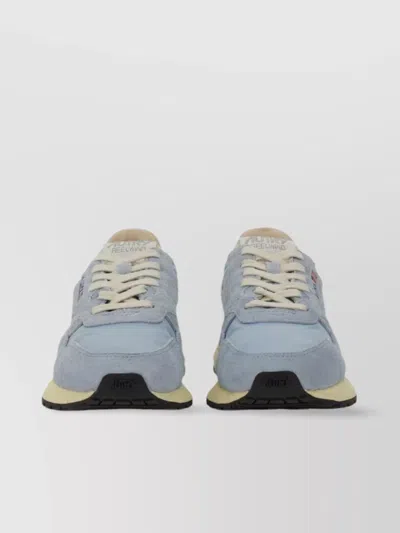 Autry Perforated Toe Suede Panels Rubber Sole Sneaker