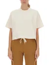 Autry T-shirt With Matching Logo In Neutral