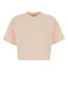 Autry Pink Crewneck Logo T-shirt In Orange
