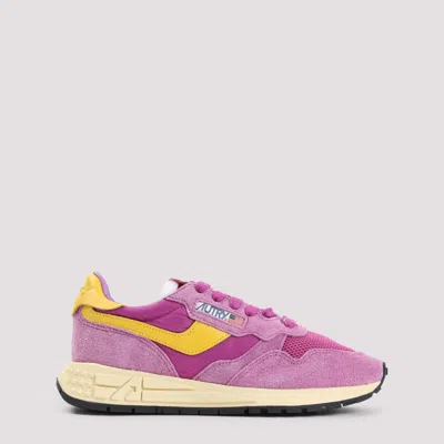 Autry Pink Logo Sneakers