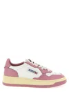 Autry Medalist Low Low-top Sneakers With Smooth In Pink