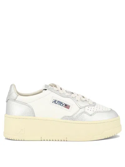 Autry Platform Low Leather Sneakers