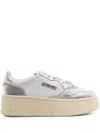 Autry Platform Low Leather Sneakers