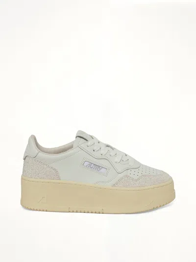 Autry Platform Low Sneaker In White