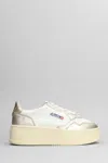 Autry Platform Low-top Sneakers With Platform Sole In White