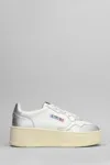 Autry Platform Low Sneakers In White