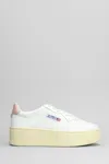 Autry Medalist Low Sneakers Contrast Sole In White