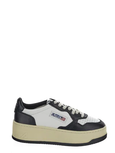 Autry Platform Low Trainers In Multicolor